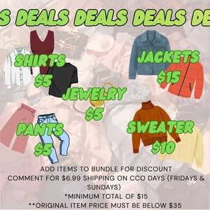 Great deal on shirt tops jewelry necklace jacket sweater